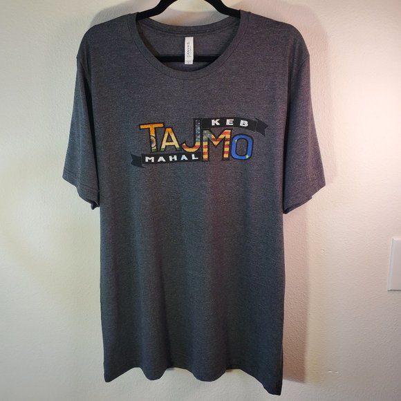 Taj Mahal Keb Mo concert t shirt XL graphic grey - Picture 1 of 7